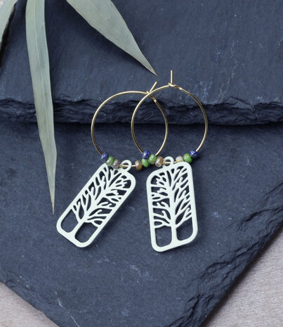 Boucles d'oreilles Arbre de vie