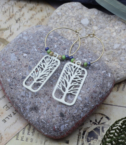 Boucles d'oreilles Arbre de vie